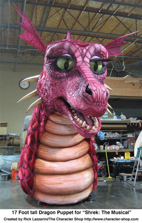 The Character Shop Giant Dragon For Shrek The Musical