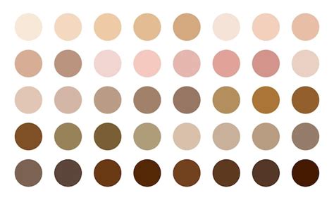 Conjunto De Paleta De Colores Nude Vector Premium 8918 The Best Porn