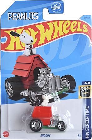 Amazon Hot Wheels Snoopy HW Screen Time 4 10 Toys Games