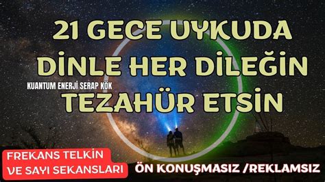 Sen Uykudayken D Lekler N Ger Ek Olsun Frekansini D Lekler N Le