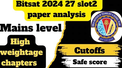 Important Tips For June Bitsat Exam Bitsat June