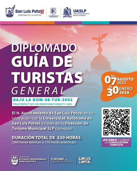 Ayto Y Uaslp Dar N Certificaci N De Formaci N De Gu As De Turistas El