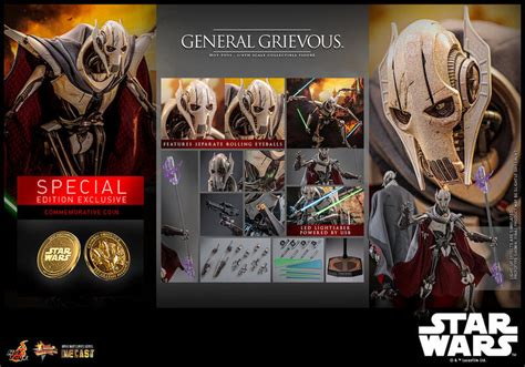 額滿蛋太郎預定免運野獸國 HOT TOYS MMS D B 星際大戰三部曲西斯大帝的復仇 格里弗斯將軍特別版 露天市集 全
