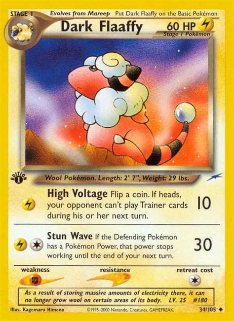 Dark Flaaffy Neo4 34 Pokémon Card Database Pokemoncard