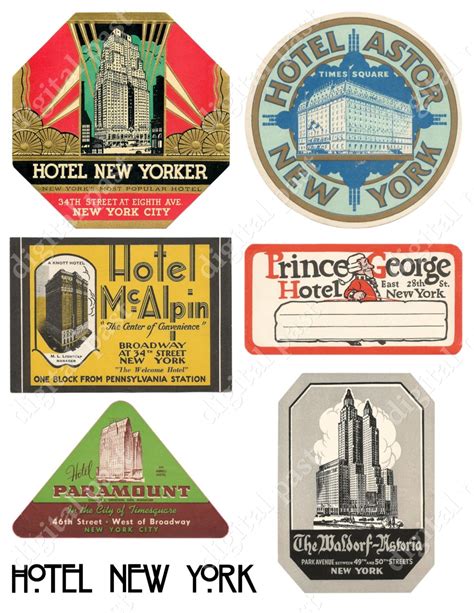 Travel Stickers Vintage Luggage Labels Note Book Stickers Baggage