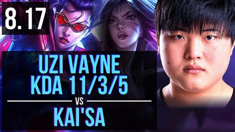 Uzi Vayne Vs Kai Sa Adc Kda Korea Challenger Patch