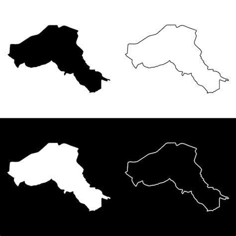 Premium Vector Sahel Region Map Administrative Division Of Burkina