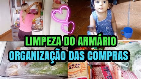 Minha Rotina Di Ria Limpei O Arm Rio E Organizei As Compras Dona De