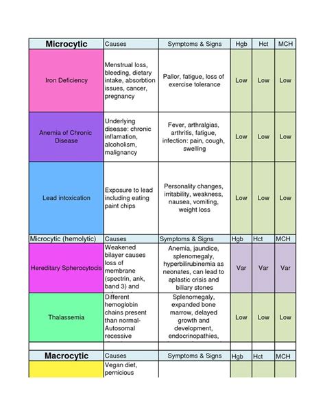 Anemia Diagnosis Flow Chart