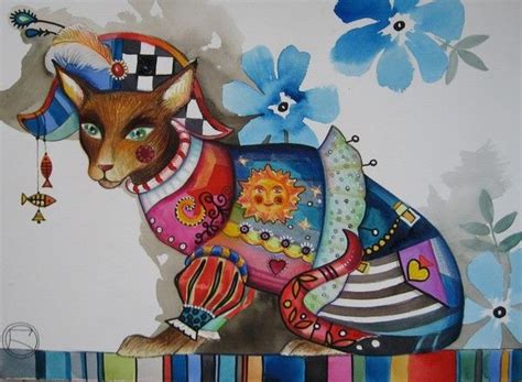 Carnavale CAT By Oxana Zaika ArtWanted Cat Art Illustration