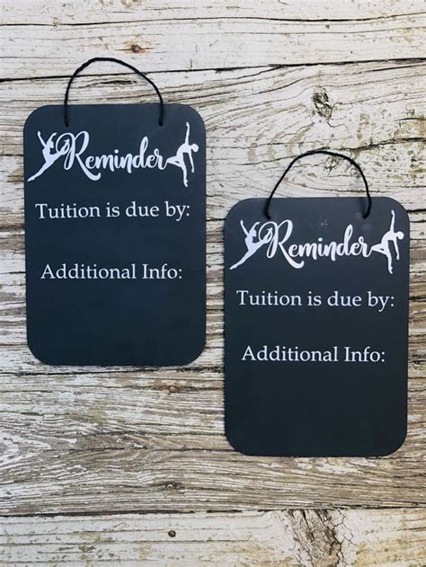 Excited To Share This Item From My Etsy Shop Reminder Tuition Sign