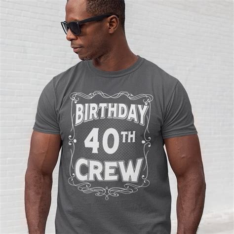 40th Birthday Squad Shirt Etsy