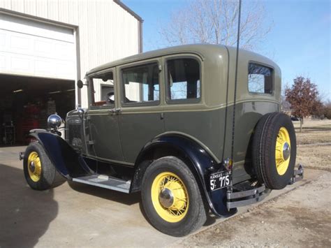 Model A Ford Briggs Body Town Sedan Classic Ford Model A