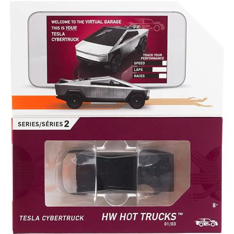 Masinuta Metalica Hot Wheels ID Tesla Cybertruck 1 64 Gri EMAG Ro