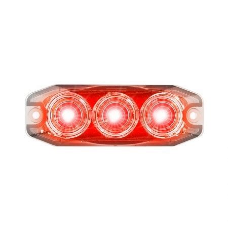 Led Autolamps Low Profile Rear Fog Lamp Clear Lens Auto Electrical