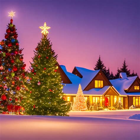 Premium AI Image | christmas Vacation Escape with Snowy Landscapes ...