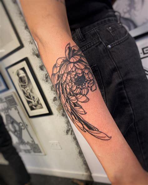 Get Inked With The Stunning Japanese Flower Half Sleeve Tattoo See