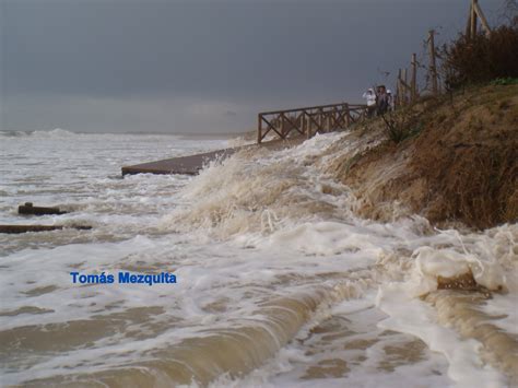 MAZAGÓN BEACH IMPRESIONANTES IMÁGENES DEL TEMPORAL