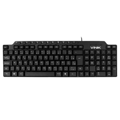 Teclado Usb Multimidia Dynamic 12 Teclas Multimidia Abnt2 Cabo 18m Dt116 Vinik Teclado