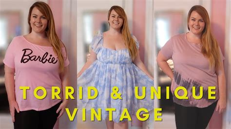 Plus Size TRY ON Haul Torrid Unique Vintage YouTube