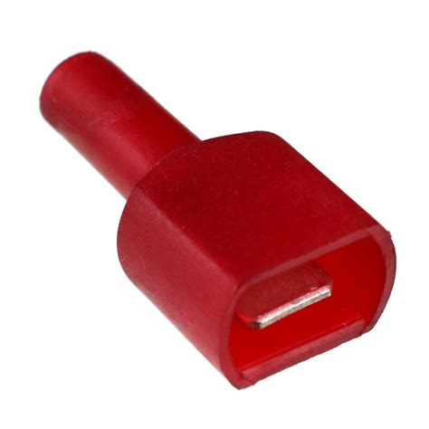 Terminal Faston Macho 6 3mm Todo Pré Isolado Vermelho 0 5 1 5mm²