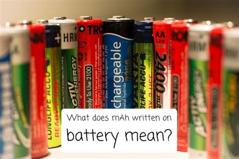 What does mAh mean in a battery? Mystery about mAh marked in a battery