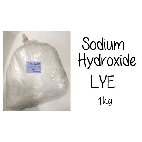 Lye Sodium Hydroxide 1kg Caustic Soda Shopee Philippines