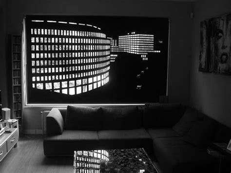 Blackout Blinds Provide Illusion of Living Above a Huge City | Blinds ...