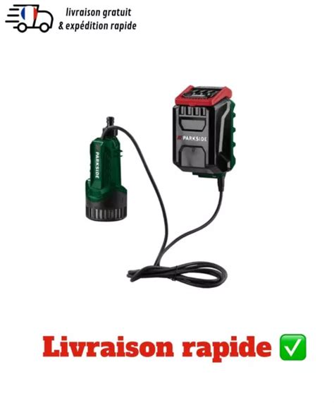 PARKSIDE POMPE POUR Collecteur De Pluie Sans Fil PRPA 20 Li B2 20 V