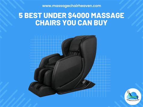 5 Best Under 4000 Massage Chairs You Can Buy Massage Chair Heaven