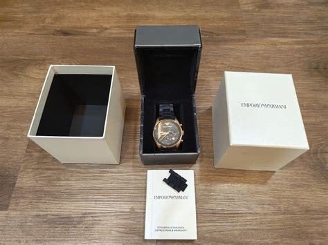 AR5905 EMPORIO ARMANI WATCH, Men's Fashion, Watches & Accessories ...