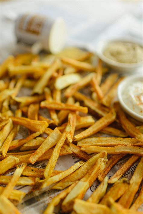 Homemade French Fries With Garlic Aioli Dipping Sauce Welcome By Waiting On Martha