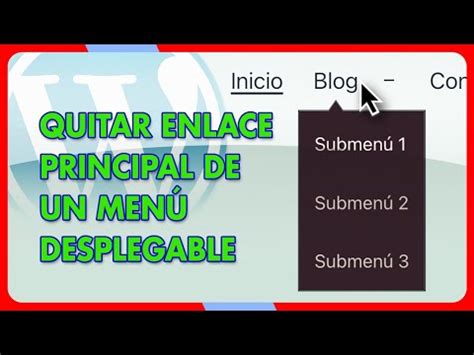 Guía completa para eliminar el menú desplegable de tu página web