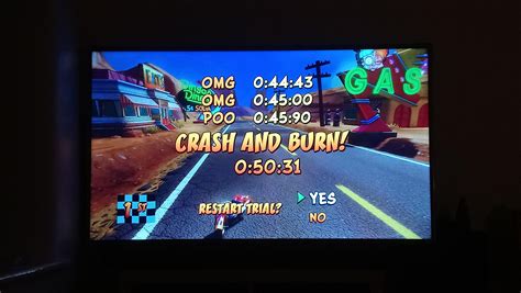 Crash and Burn??? (Road Hog, N Sane Trilogy) : r/crashbandicoot