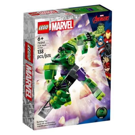 LEGO Marvel Super Heroes 76241 Hulk Mech Armor Building Set, 138 pc - Kroger