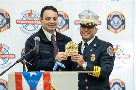 Paterson swears in 12th Career Chief of the Paterson Fire Department