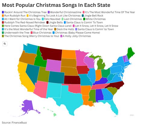 Map Shows Favorite Christmas Songs in Every State - Newsweek