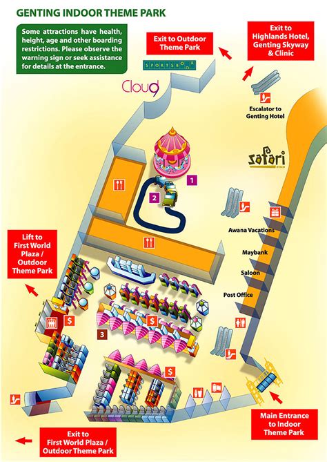 Genting Theme Park Map