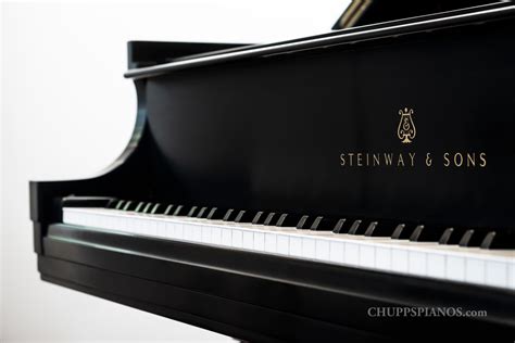 Sold Steinway Model M Grand Piano Satin Ebony Excellent