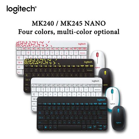 Logitech Mk245mk240 Nano Wireless Keyboard And Mouse Combo สำหรับแล็ปท็อปเดสก์ท็อปโฮมออฟฟิศโดย