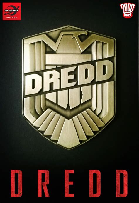 Cellar of Dredd: DREDD (movie/comic) badge by Planet Replicas