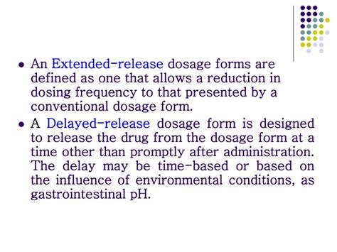 PPT 8 MODIFIED RELEASE DOSAGE FORMS AND DRUG DELEVERY SYSTEMS