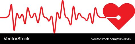 Art design health medical heartbeat pulse Vector Image