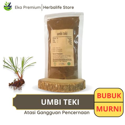 Jual Umbi Rumput Teki Bubuk Kering Ramuan Rempah Herbal Asli Jamu