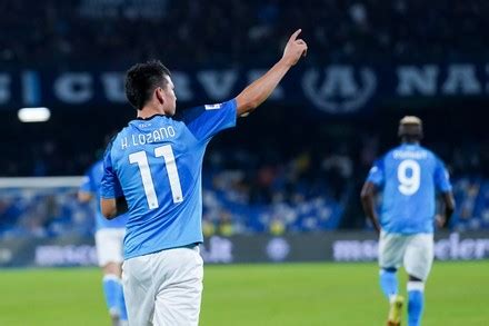 Hirving Lozano Ssc Napoli Celebrates After Editorial Stock Photo