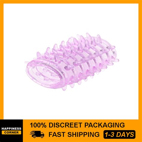 Happiness Corner Crystal Silicone Cock Ring Rubber Spike Delayer Penis Sleeve Sex Toy Lazada Ph