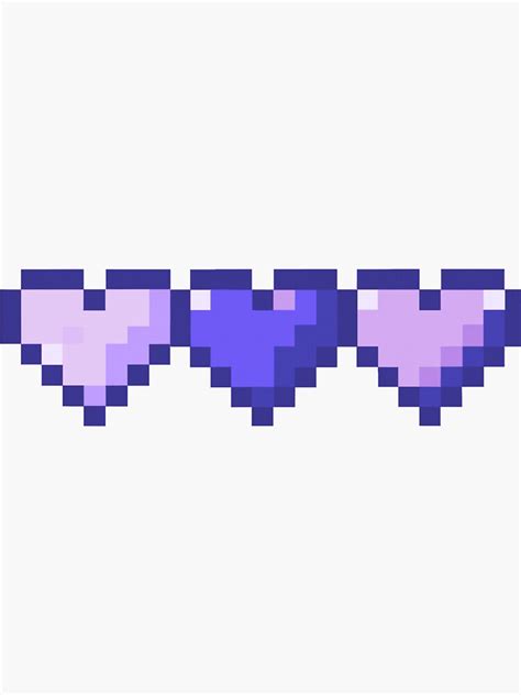 "Purple Health Bar Pixel Art" Sticker for Sale by christinegames | Redbubble