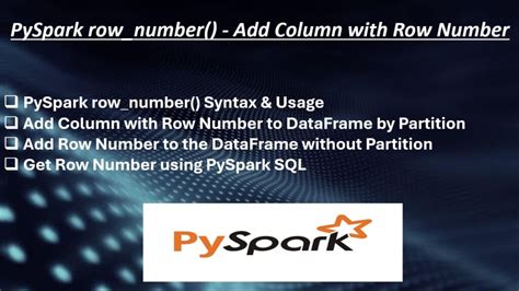 PySpark Row Number Add Column With Row Number Spark By Examples