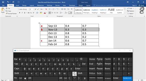 How To Move Table Rows Up And Down In Word With Shortcut Keys Youtube