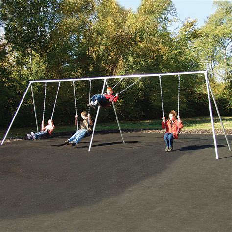 Sportsplay Standard Metal Swing Set - Commercial Playground Equipment at Hayneedle